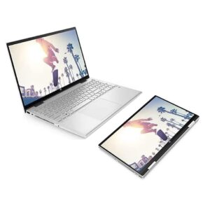 Hp pavilion x360 15-er0225od 2 IN 1, 11th gen, intel core i5, 256 GB solid-state drive, 8 GB memory, webcam, Bluetooth, WLAN, TOUCH SCREEN, CONVERTIBLE, no optical drive, 15.6", windows 11 Home. OPEN BOX, NATURAL SILVER COLOR