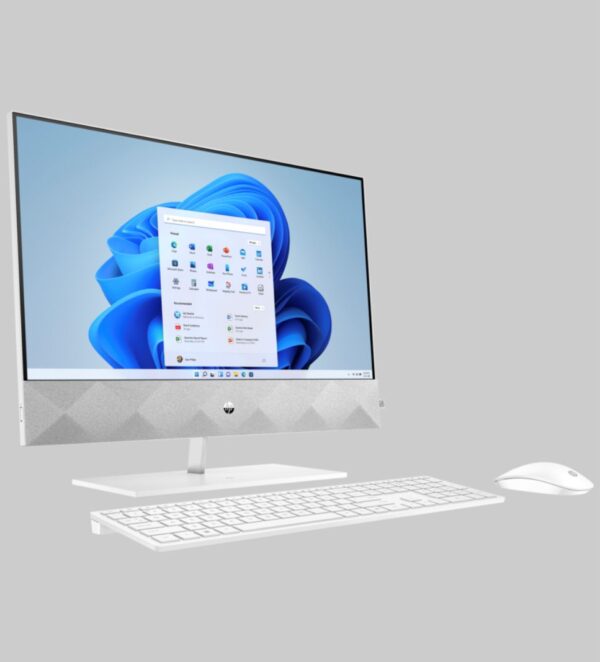 10TH GENERATION, INTEL CORE i7, 1TB HARD DISC DRIVE, 8GB RAM, NVIDIA GeForce MX350 (4GB) GRAPHICS, USB WIRELESS MOUSE, KEYBOARD, 23.8 INCHES MONITOR, WINDOWS 11 PRO, SNOWFLAKE WHITE COLOUR