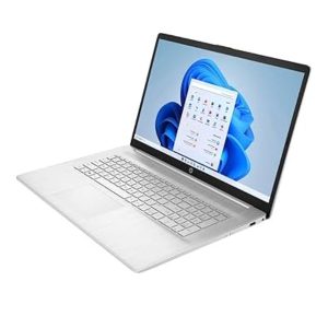 HP 17-cp3035cl, AMD RYZEN 5-7530U (EQUIVALENT TO CORE i5) INTEGRATED RADEON GRAPHICS, 512GB SOLID STATE DRIVE, 12GB MEMORY, WEBCAM, BLUETOOTH, WLAN, TOUCH SCREEN, NO OPTICAL DRIVE, 17.3 INCHES, WINDOWS 11 HOME, NATURAL SILVER COLOR