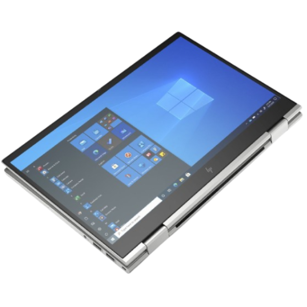 HP ELITEBOOK X360 830 G8, 11TH GENERATION, INTEL CORE i5, INTEL IRIS Xe GRAPHICS, 256GB SOLID STATE DRIVE, 16GB MEMORY, WEBCAM, BLUETOOTH, WLAN, BACKLIT KEYBOARD, TOUCHSCREEN, FINGERPRINT SCANNER, CONVERTIBLE, 13.3 INCHES SCREEN, WINDOWS 11 PRO ( PREINSTALLED WITH WINDOWS 10 PRO DOWNGRADE) WITH ONE YEAR HP WARRANTY,SILVER COLOR