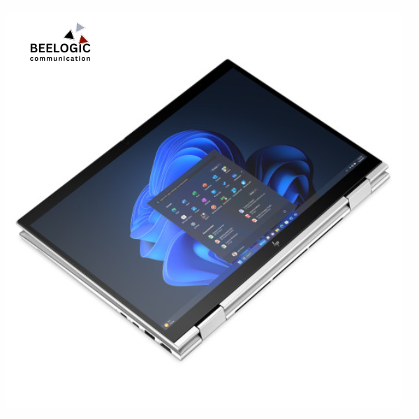 HP ELITEBOOK X360 830 G11, 2 IN 1, 14TH GENERATION, INTEL CORE ULTRA 7, 512GB SOLID STATE DRIVE, 16GB MEMORY, INTEL IRIS Xe GRAPHICS, WEBCAM, BLUETOOTH, WLAN, BACKLIT KEYBOARD, FINGERPRINT, TOUCHSCREEN, CONVERTIBLE, HP STYLUS PEN, 13.3 INCHES SCREEN, WINDOWS 11 PRO, SILVER COLOR