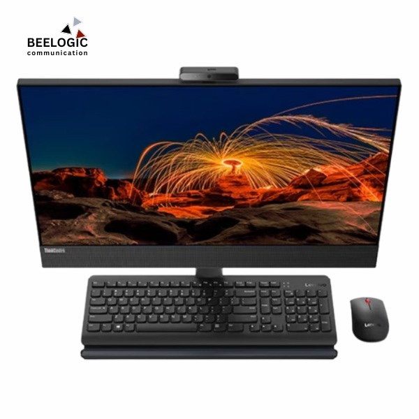 LENOVO THINKCENTRE M90a GEN 3 ALL IN ONE DESKTOP, 12TH GENERATION, INTEL CORE i5-12500 VPRO PROCESSOR, 6 CORES (3.0GHz ), 256GB SOLID STATE DRIVE, 16GB MEMORY, INTEL UHD GRAPHICS 770, WIRED KEYBOARD, WIRED MOUSE, DVD WRITER, 23.8 INCHES MONIOTOR + ULTRA FLEX STAND, WINDOWS 11 PRO, BLACK COLOR