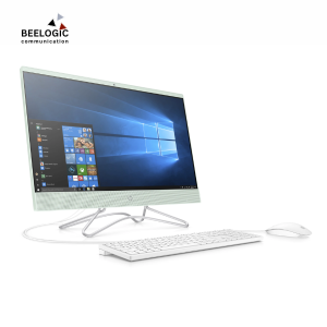 HP 22-dg0007nh ALL IN ONE DESKTOP PC, INTEL PROCESSOR N100, N-SERIES, 4 CORES (UP TO 3.4GHz INTEL TURBO BOOST TECHNOLOGY, 256GB SOLID STATE DRIVE, 8GB MEMORY, INTEL UHD GRAPHICS, HP 125 CASHMERE WHITE WIRED KEYBOARD, HP 125 CASHMERE WHITE WIRED MOUSE, 21.5 INCHES MONITOR, WINDOWS 11 PRO, WHITE COLOR