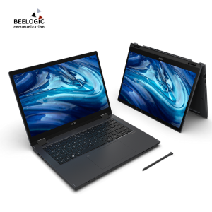 ACER TRAVELMATE P4 SPIN 14, TM P414RN-54-56G9, 2 IN 1 NOTEBOOK, INTEL CORE ULTRA 5-125U, DODECA CORE (12 CORES, UP TO 4.3GHZ), 512GB SOLID STATE DRIVE, 16GB MEMORY, INTEL GRAPHICS, WEBCAM, BLUETOOTH, WLAN, BACKLIT COPILOT KEY KEYBOARD, TOUCHSCREEN, FINGERPRINT READER, CONVERTIBLE + DIGITAL STYLUS PEN, 14.0 INCHES SCREEN, WINDOWS 11 PRO, SLATE BLUE COLOR